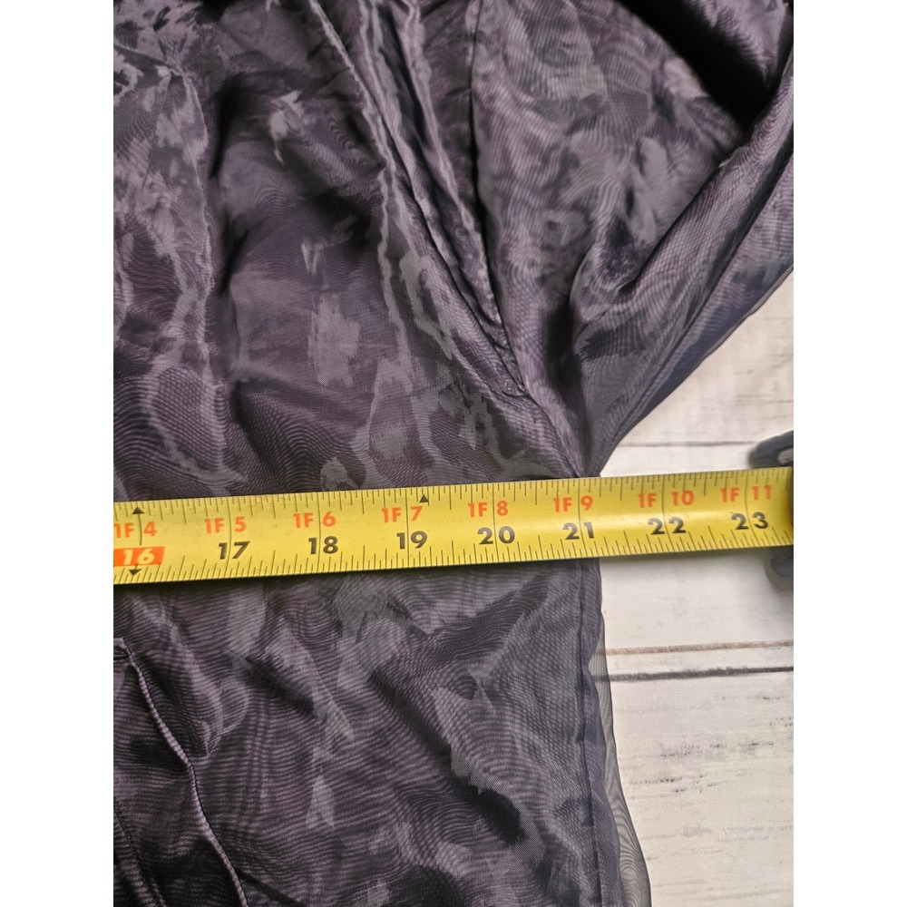 Champion C9 Womens Medium Black Gray Marble Print Full Zip Windbreaker Jacket - Picture 6 of 7
